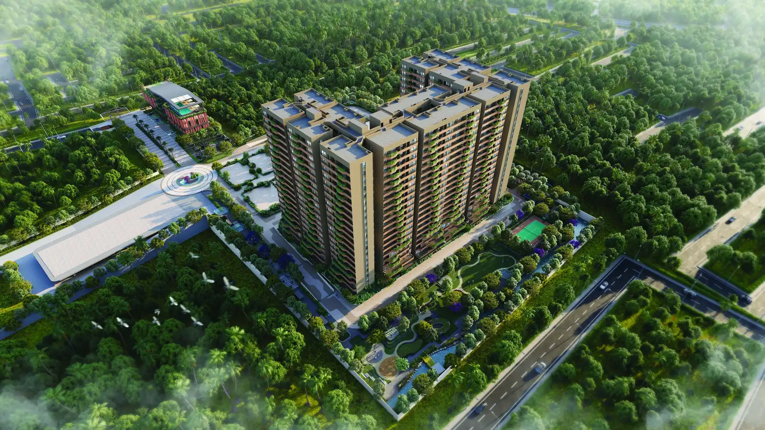 Mana Verdant Terraces Aerial Architecture on Sarjapur Road