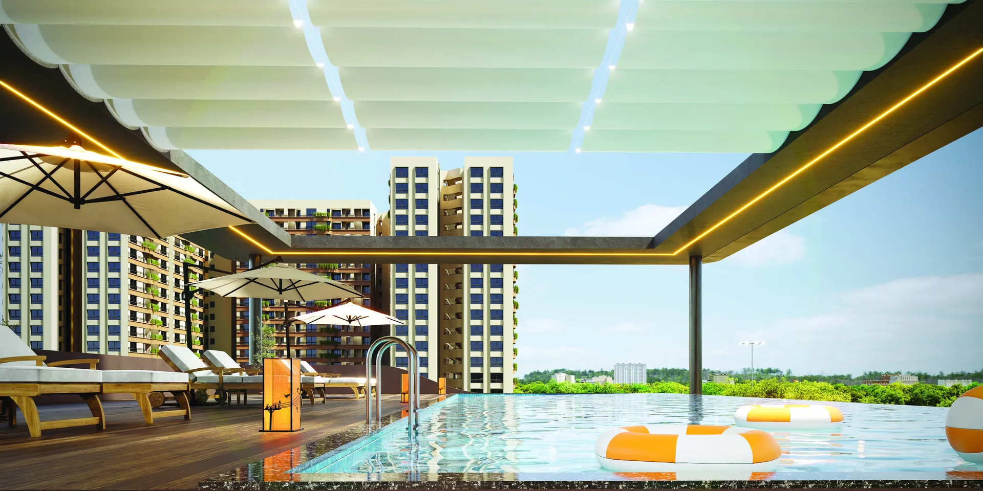 Terrace Swimming Pool & Sky Leisure Deck