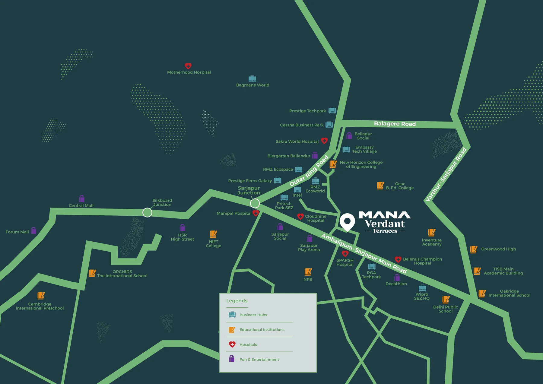 Mana Verdant Terraces Location Map